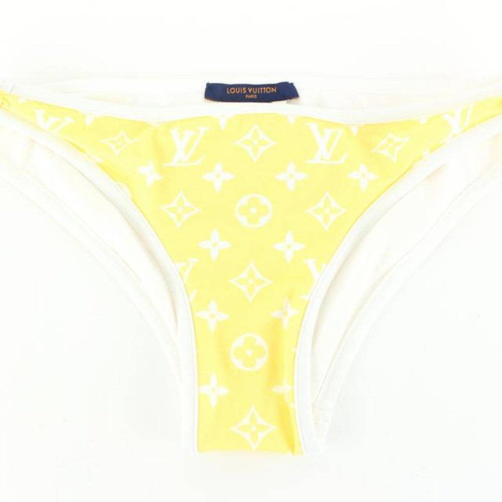 Louis Vuitton Size 34 Extra Small Yellow Monogram Bikini 82lk727s